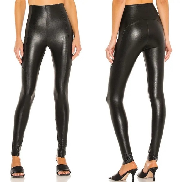 Commando Faux Leather Pocket Legging - Picture 1 of 14